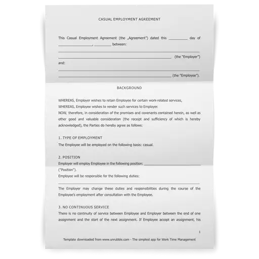 Casual-Employment-Agreement