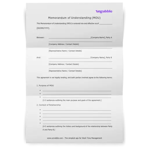 Stay On The Same Page With This Memorandum Of Understanding Template [Free Download]