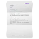 Press Release Template