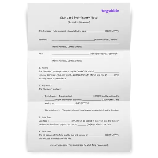 Keep Your Promises With This Promissory Note Template [Free Download]