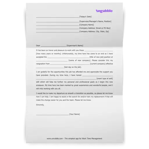 Resignation-Letter-Template