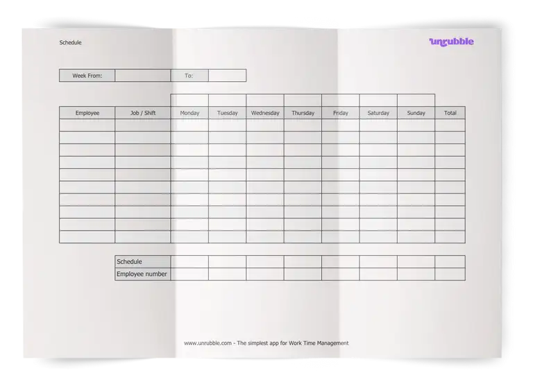 Schedule-Weekly