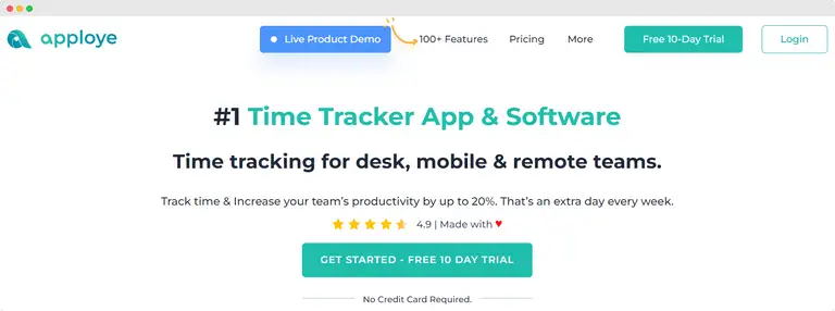 Apploye Developer Time Tracking Software