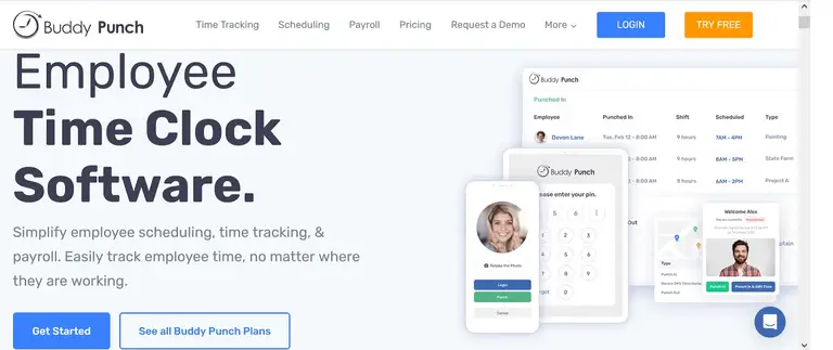 Buddypunch lawyer time tracking