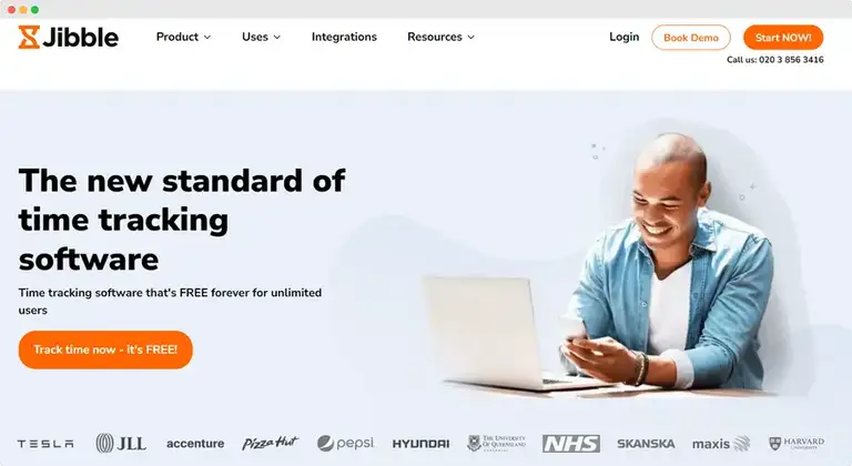Jibble remote employee time tracking