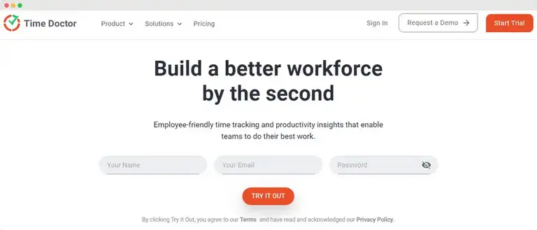 Timedoctor remote employee time tracking