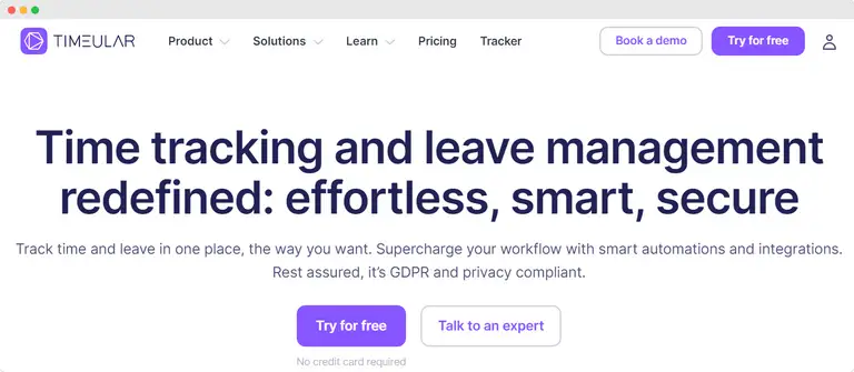 Timeular remote employee time tracking