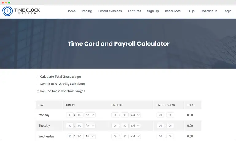 best time card calculator