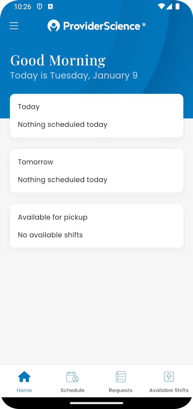 Better Shifts app