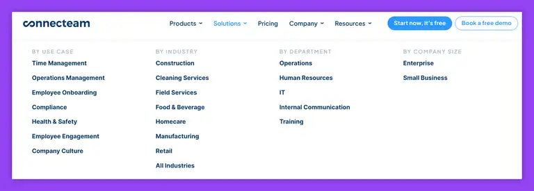 connecteam solutions
