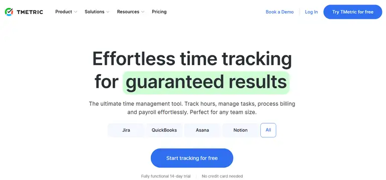 Everhour alternatives TMetric