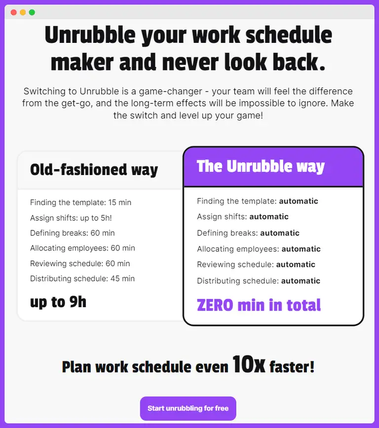 guide on how to create a schedule
