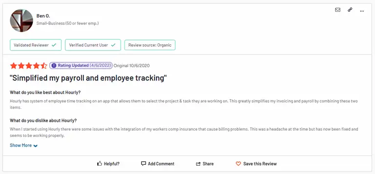 Hourly.io tool
