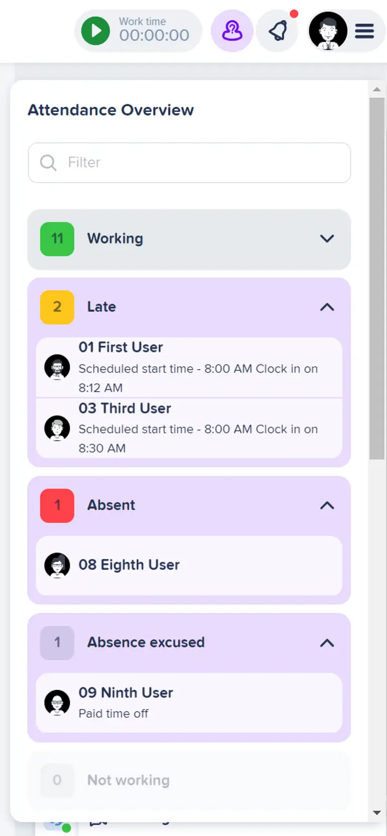 online attendance tracker app