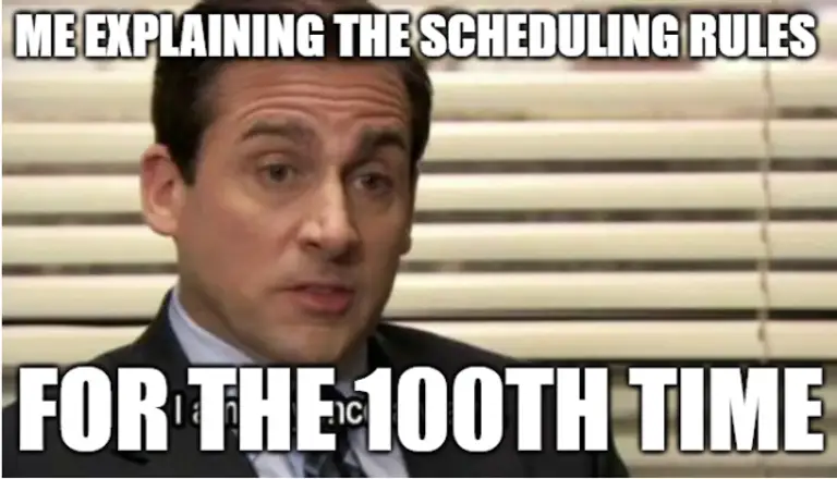 retail scheduling the best practice