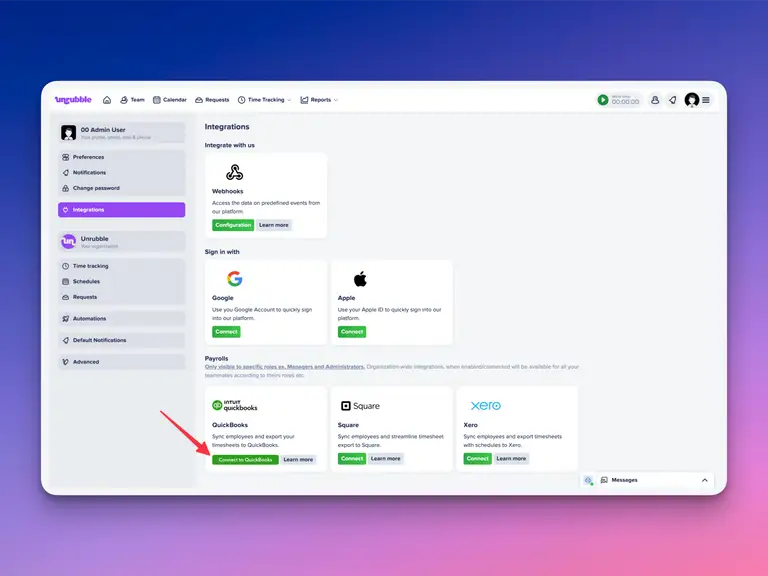 Roster software system