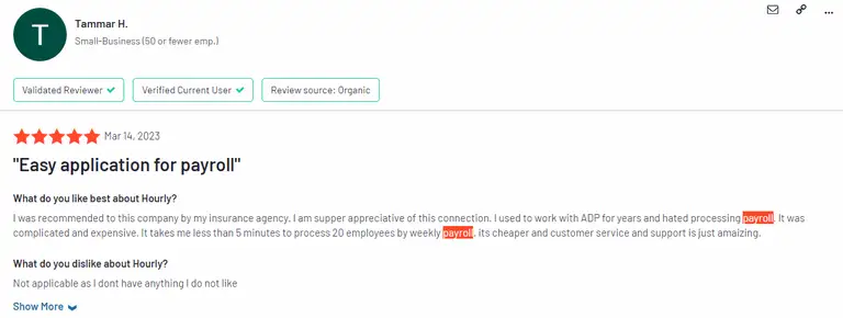 The payroll app Hourly