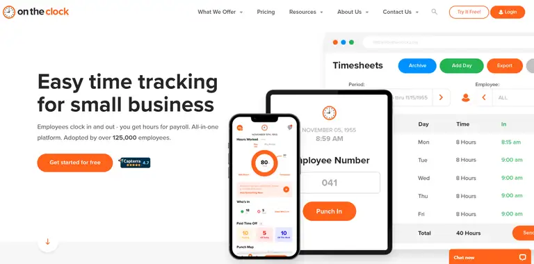 time clock app for small business