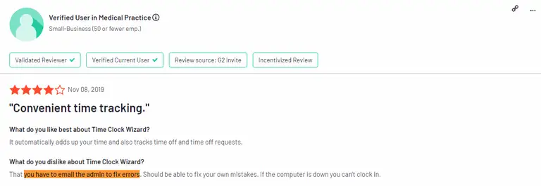 Time clock wizard tool