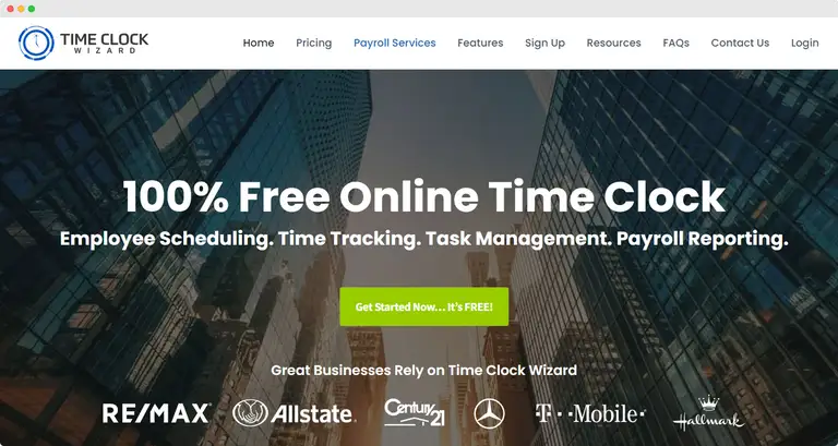 Time clock wizard