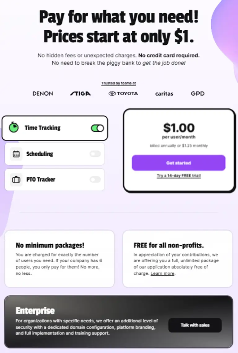 timecamp alternative