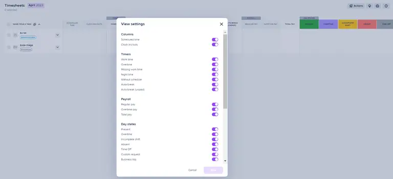 timesheet in project management and in employee productivity
