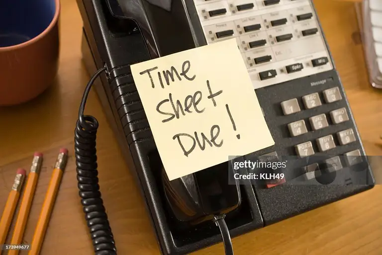 timesheet reminders idea
