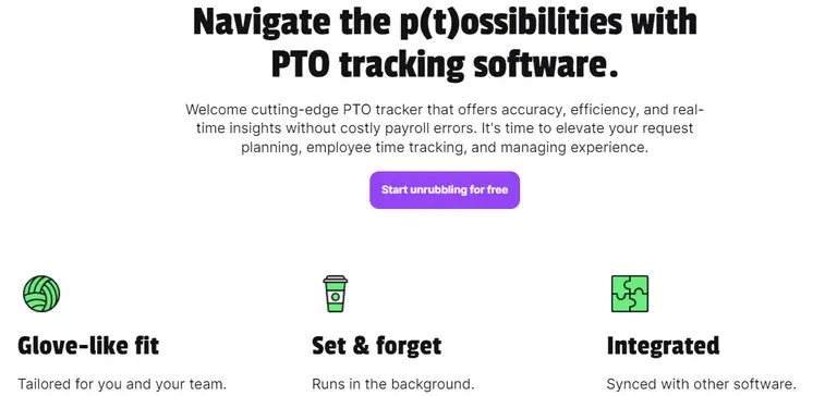 tool for calculating pto