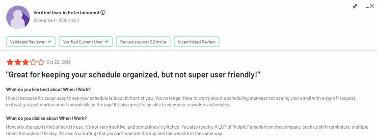 User review wheniwork