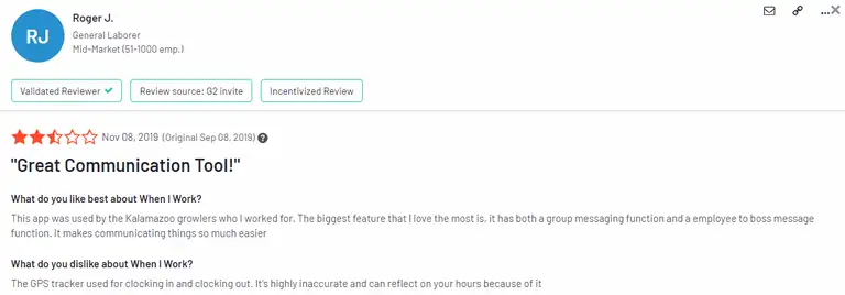 wheniwork users reviews