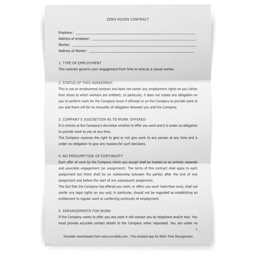 Zero-Hours-Contract