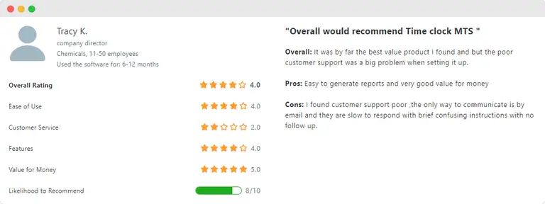 Best TimeClock MTS alternatives