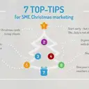 7 Top Tips for SME Christmas Marketing Infographic