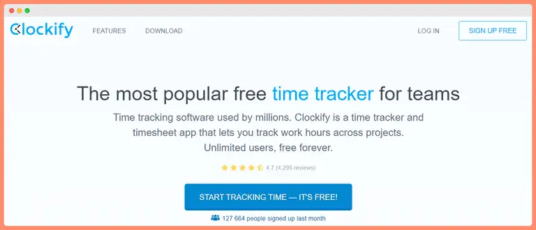 clockify time tracker