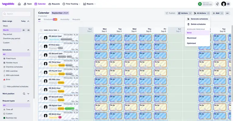 Automatic Scheduler Planner AI