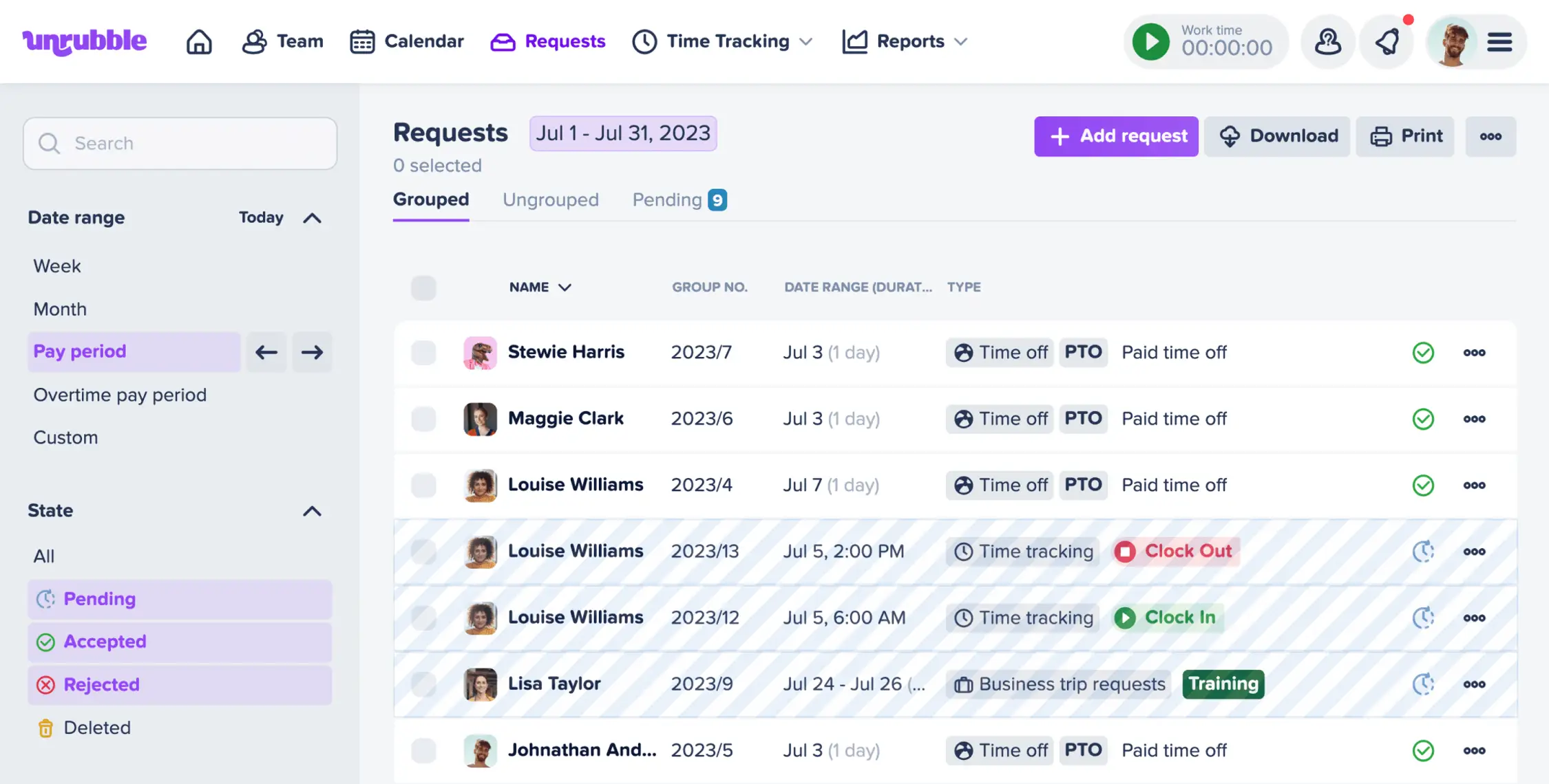 Simplify Time Recording with Digital Timesheets | Unrubble
