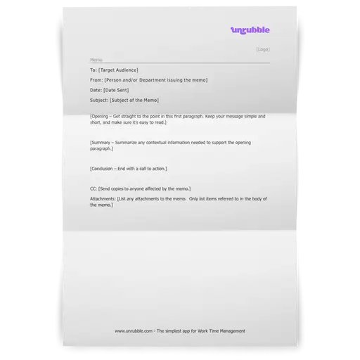 Memo Template Communicate Effectively Free Download Unrubble
